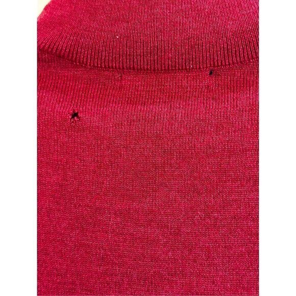 Banana Republic red wool sweater Size Small SEE NOTES - Picture 6 of 8
